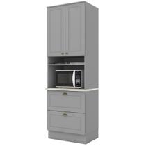 Torre Quente 71,5cm com Rodapé para 1 Forno com 2 gavetões 2 Portas Sophia Henn Torre Quente 71,5cm com Rodapé para 1 Forno com 2 gavetões 2 Portas Sophia Henn