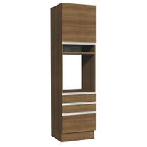 Torre Quente Armário de Cozinha 60 cm 1 Porta 3 Gavetas Rustic Glamy Madesa