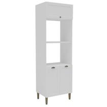 Torre Quente Cozinha Aurora 2,20m x 70cm 2 Nichos com Pés Torre Quente Cozinha Aurora 2,20m x 70cm 2 Nichos com Pés