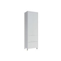 Torre Quente de Cozinha Paneleiro Marquesa c/ 2 Portas e 2 Gavetas 70cm Branco - Nesher Torre Quente de Cozinha Paneleiro Marquesa c/ 2 Portas e 2 Gavetas 70cm Branco - Nesher