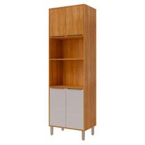 Torre Quente Divina 70 cm 2 Fornos 4 Portas - Cinamomo/Off White