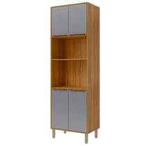 Torre Quente Forno e Micro 4 portas 70cm 100% MDF Torre Quente Forno e Micro 4 portas 70cm 100% MDF