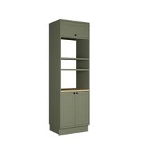 Torre Quente Herval Viana, MDF, 3 Portas, Verde Hill e Carvalho Nature, 70 cm Torre Quente Herval Viana, MDF, 3 Portas, Verde Hill e Carvalho Nature, 70 cm