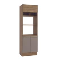 Torre Quente Kit para 2 Fornos 70cm 3 Portas Botanic Kappesberg - Nogueira/Fendi