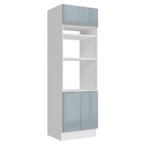 Torre Quente Madesa Lux 70 cm 3 Portas - Branco/Cinza