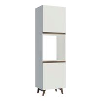 Torre-Quente Madesa Reims 60 cm 2 Portas Branco