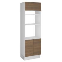 Torre Quente Madesa Stella 70 cm 3 Portas - Branco/Rustic Torre Quente Madesa Stella 70 cm 3 Portas - Branco/Rustic