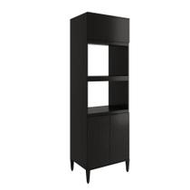 Torre Quente Miami Para 1 Forno 1 Microondas 3 Portas Carraro Preto Touch Torre Quente Miami Para 1 Forno 1 Microondas 3 Portas Carraro Preto Touch