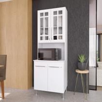 Torre Quente Modulada Com Vidro Para Forno Fidelitá Viena 70 Cm 4 Portas Branco