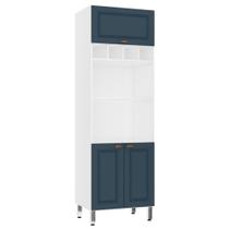 Torre Quente Projetado 70cm para 2 Fornos 3 Portas Cristal Luciane