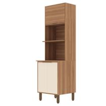 Torre Quente Raíssa - 3 Portas MDP Espaço para Forno/Micro-ondas - Móveis Sul