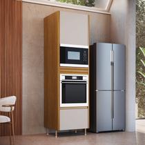Torre Quente Ripada com Canto Arredondado para Forno até 82L de Embutir 2 Portas 1 Gaveta Ripada Fec Torre Quente Ripada com Canto Arredondado para Forno até 82L de Embutir 2 Portas 1 Gaveta Ripada Fec