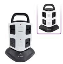 Torre Tomada Extensão 7 Tomadas Universais 2 Usbs