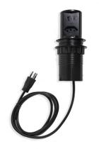 Torre Tomada POP10 1NBR 2 USB 10A Cozinha Preto Preta Totem Multiplug Extensão Antichoque Choque Retrátil Embutir Sobrepor em Mesa Bancada ou Móvel