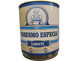 Torresmo na Lata . Torresmo Especial na Lata . Xavante . Lata 900g . Tradição e Reliquia da Roça
