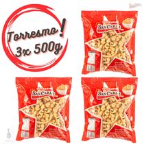 Torresmo San Carlo 500g Cx 3 Un 100% Suíno Qualidade e Sabor