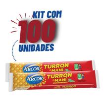 Torrone Turron Y Mani Arcor 25g - 02 Caixa C/ 50 Unidades