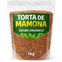 Torta de Mamona Fertilizante Orgânico Natural Mais Crescimento e Solo Fértil 1kg