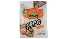 Tortilha Sem Glúten Vegana Top 6 Natural Life contendo 6 tortilhas - 170g