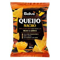 Tortilla Chips Queijo Nacho Sem Glúten Sem Leiite Belive 50 g