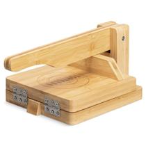 Tortilla Press Navaris Wooden Pataconera 34,5 cm x 20,5 cm x 14 cm