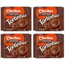 Tortinha de Bolacha Chocolate Recheio Sabor Chocolate 1200g