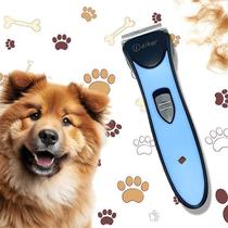 Tosa Cão Recarregável Aiker Ag-097 Para Animais - Azul