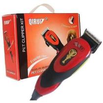 Tosadeira Maquina Tosa Pet Clipper Cães Gatos Kit Pets 220v - Qirui