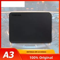 Toshiba A3 HDTB420XK3AA Canvio Basics 500GB 1TB Disco rígido externo portátil USB 3.0, preto
