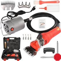 Tosquiadeira Suspensa Máquina Tosa 550W Motor Kit Lâminas Ovelha Carneiro Ovino Cabra 220v KaQi 6676
