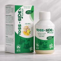 Toss Side Xarope para tosse Cães e Gatos Petside 90ml Toss Side Xarope para tosse Cães e Gatos Petside 90ml