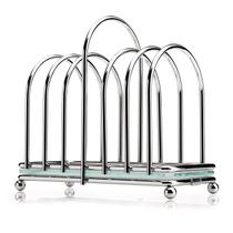 Tostadeira para café da manhã CKS Kilo Chrome Victorian 6 Slice Slot Tostadeira para café da manhã CKS Kilo Chrome Victorian 6 Slice Slot