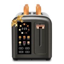 Tostadora SEEDEEM para 2 Rebanadas con Pantalla Táctil 1350W metálico oscuro