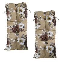 Total conforto com essas belas almofadas para sua cadeiras de bambu na medida 95x45 cm