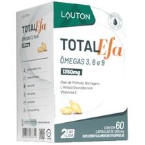 Total EFA Ômegas 3/6/9 1000mg 60 cápsulas - Lauton Total EFA Ômegas 3/6/9 1000mg 60 cápsulas - Lauton