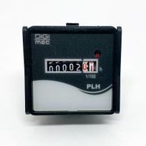 Totalizador de Horas 48x48mm PLH 220V Digimec Totalizador de Horas 48x48mm PLH 220V Digimec