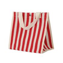 Tote Bag Listrada Simples Japonesa - Mochila Portátil e Resistente