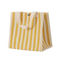 Tote Bag Listrada Simples Japonesa - Mochila Portátil e Resistente