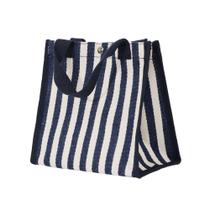 Tote Bag Listrada Simples Japonesa - Mochila Portátil e Resistente