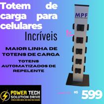 Totem de carga para 6 celulares smartphones Iphones e notebooks PowerTech Charger
