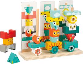 Totem de Empilhar 52 peças Tropik Janod