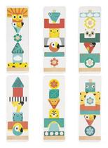 Totem de empilhar Janod com 52 peças