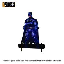 Totem de Mesa Personagem 2 Homem Morcego 20cm Displays Aniversário Mdf Adesivado