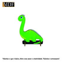 Totem de Mesa Titanossauro Dinossauro Baby 12cm Displays Aniversário Mdf Adesivado