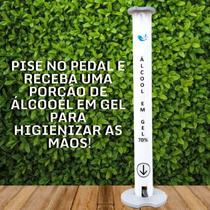 Totem Dispenser para Higienização das Mãos via Pedal