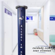 Totem Dispenser para Higienização das Mãos via Pedal