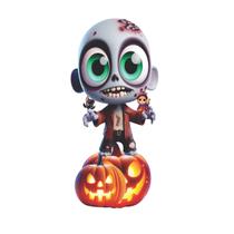 Totem Display Mdf Adesivado Cenário Halloween 65cm