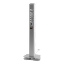Totem Extensão Elétrica 6 Tomadas 1 Usb 1 Usb C Octoo Prata Totem Extensão Elétrica 6 Tomadas 1 Usb 1 Usb C Octoo Prata