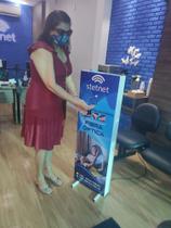 Totem higienizador automático master