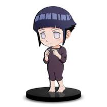 Totem Médio Boneco Hinata Hyuga 14cm + Base